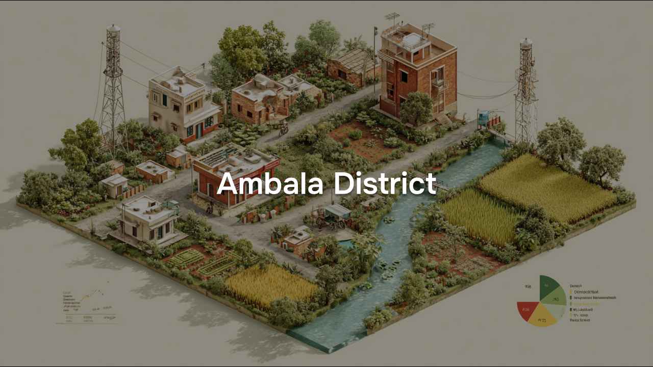 Village Amenities for Ambala District of Haryana, 2011